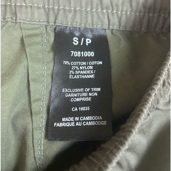 Tahari Green Cargo Parachute Pants - Picture 10 of 11